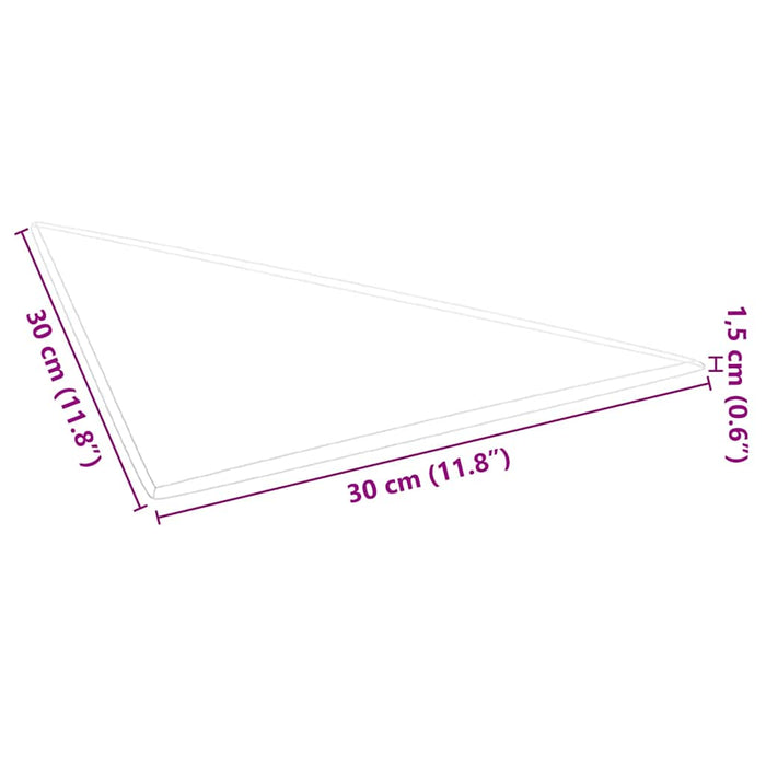 Pannelli Murali 12 pz Gialli 30x30 cm Velluto 0,54 m² 343953