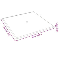 Pannelli Murali 12 pz Viola 30x30 cm in Tessuto 1,08 m²