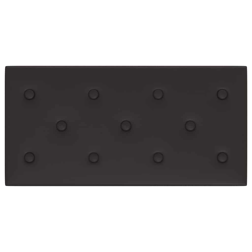 Pannelli Murali 12 pz Neri 60x30 cm Similpelle 2,16 m² 343988