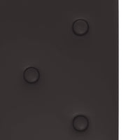 Pannelli Murali 12 pz Neri 60x30 cm Similpelle 2,16 m² 343988