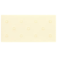 Pannelli Murali 12 pz Crema 60x30 cm Similpelle 2,16 mÂ² cod mxl 12071