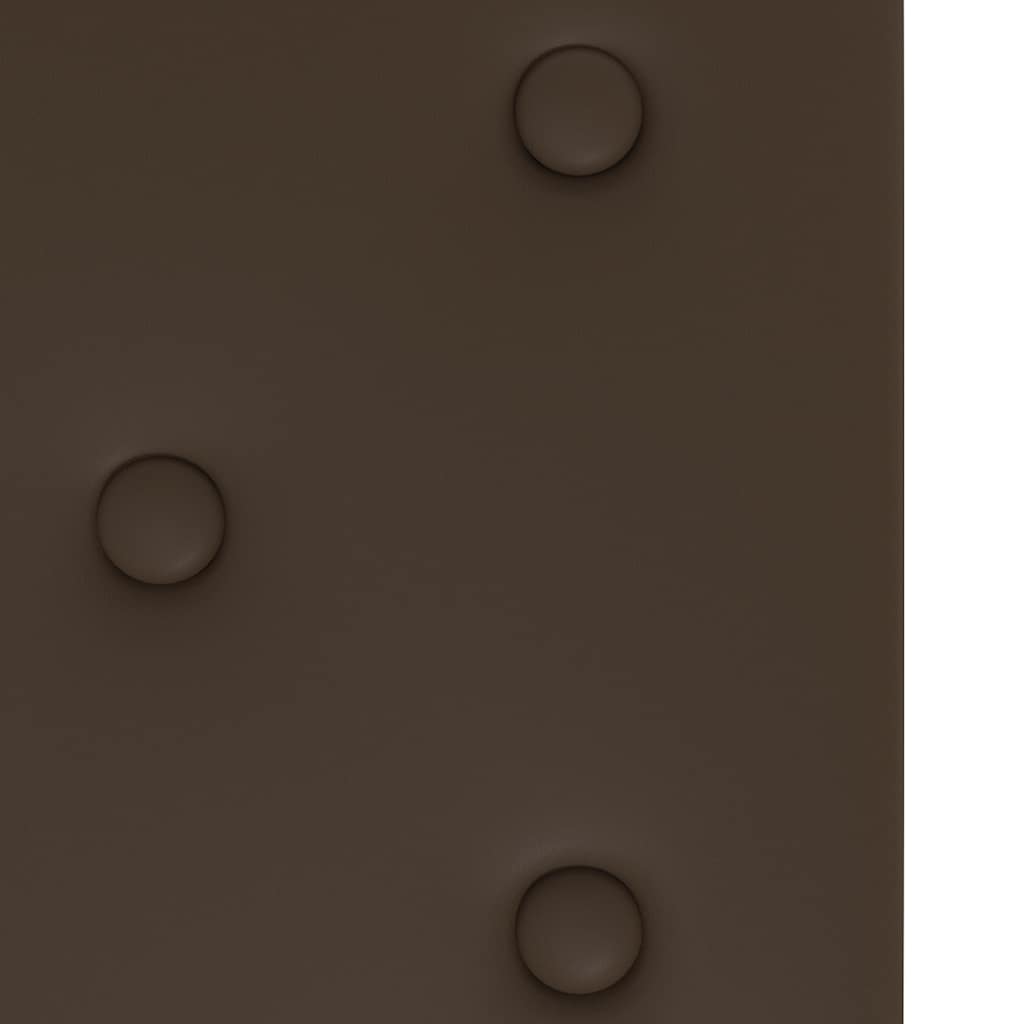 Pannelli Murali 12 pz Marroni 60x30 cm Similpelle 2,16 mÂ²