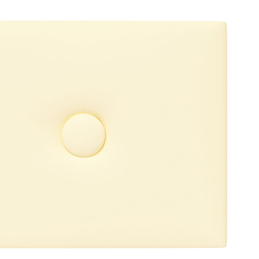 Pannelli Murali 12 pz Crema 90x15 cm in Similpelle 1,62 mÂ² cod mxl 27316