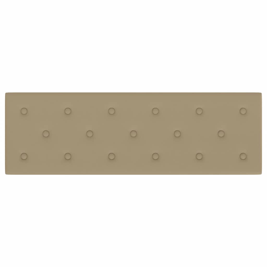 Pannelli Murali 12 pz Cappuccino 90x30 cm in Similpelle 3,24 mÂ²