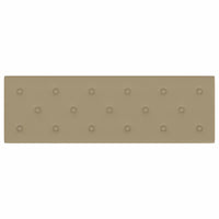 Pannelli Murali 12 pz Cappuccino 90x30 cm in Similpelle 3,24 mÂ²