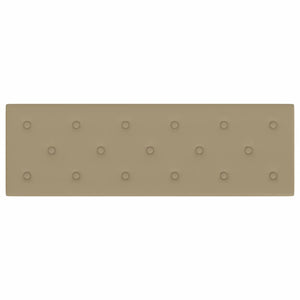 Pannelli Murali 12 pz Cappuccino 90x30 cm in Similpelle 3,24 mÂ²