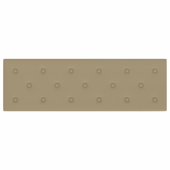 Pannelli Murali 12 pz Cappuccino 90x30 cm in Similpelle 3,24 mÂ²