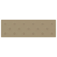 Pannelli Murali 12 pz Cappuccino 90x30 cm in Similpelle 3,24 m² 344006