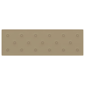 Pannelli Murali 12 pz Cappuccino 90x30 cm in Similpelle 3,24 m² 344006
