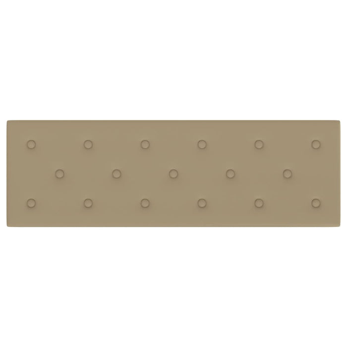 Pannelli Murali 12 pz Cappuccino 90x30 cm in Similpelle 3,24 m² 344006