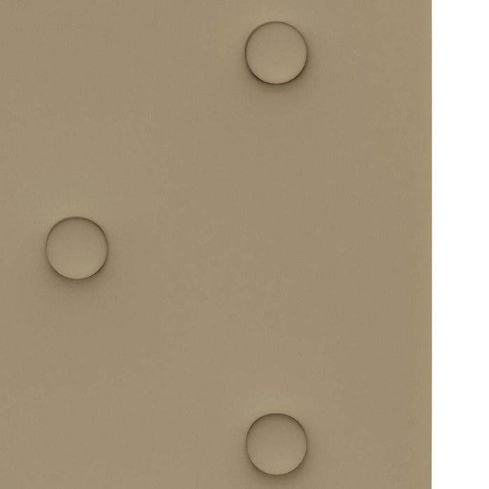 Pannelli Murali 12 pz Cappuccino 90x30 cm in Similpelle 3,24 mÂ²