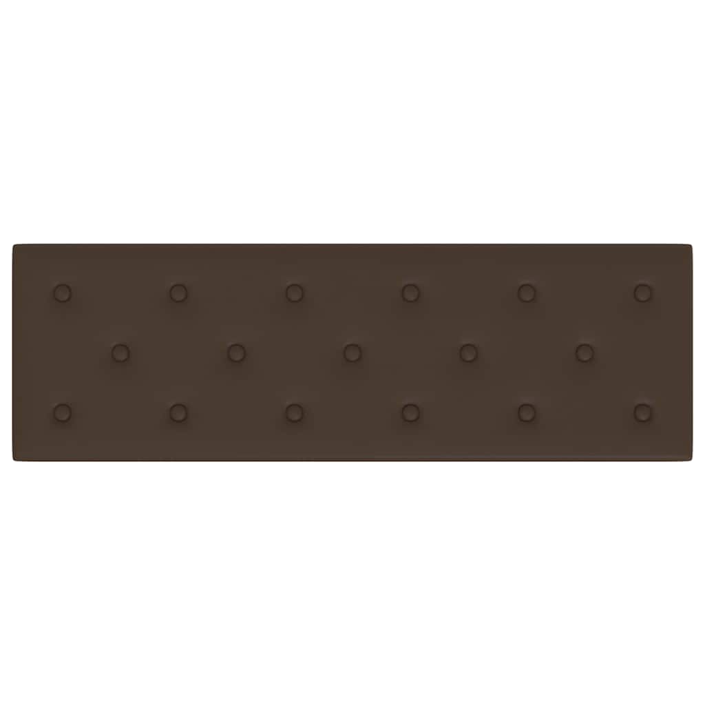 Pannelli Murali 12 pz Marroni 90x30 cm in Similpelle 3,24 m² 344008