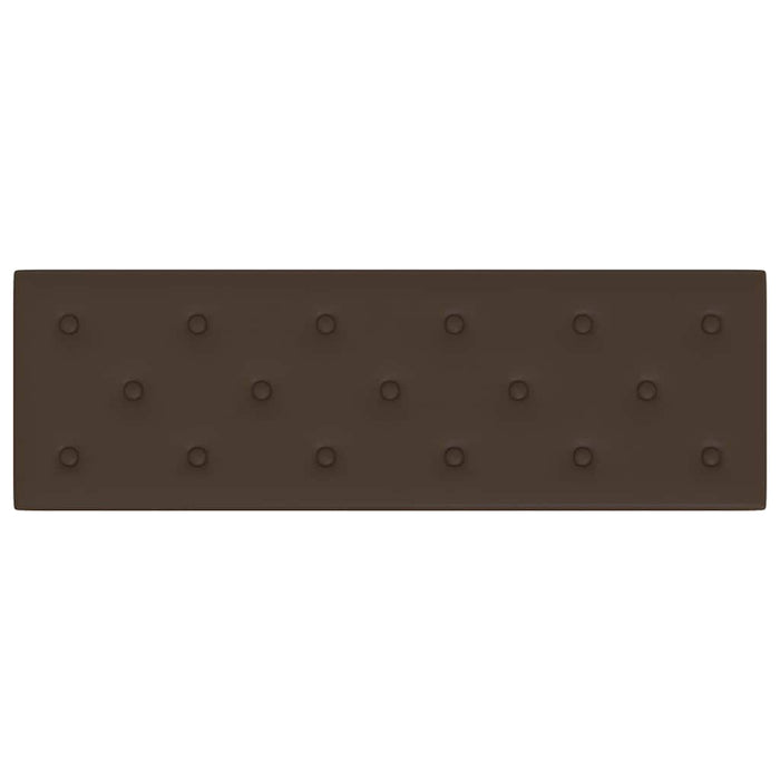 Pannelli Murali 12 pz Marroni 90x30 cm in Similpelle 3,24 m² 344008