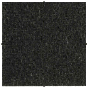 Pannelli Murali 12 pz Neri 30x30 cm in Tessuto 1,08 m² 344038