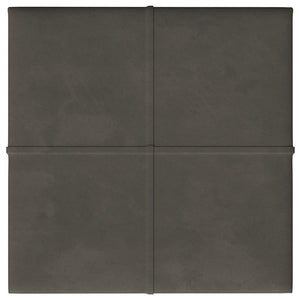 Pannelli Murali 12 pz Grigio Scuro 30x30 cm in Velluto 1,08 m² 344043