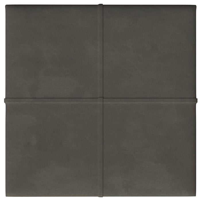 Pannelli Murali 12 pz Grigio Scuro 30x30 cm in Velluto 1,08 m² 344043