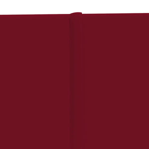 Pannelli Murali 12 pz Rosso Vino 60x30 cm in Velluto 2,16 mÂ²