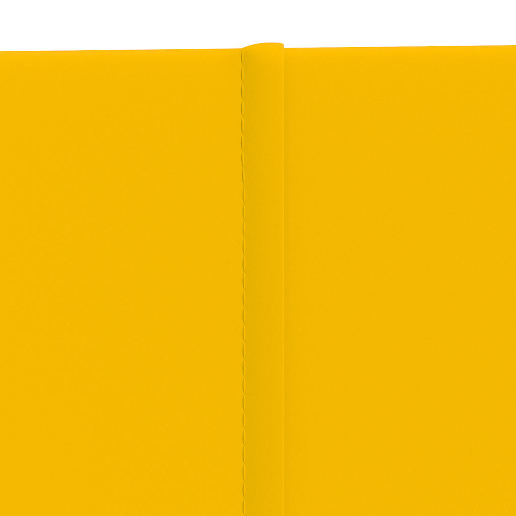 Pannelli Murali 12 pz Gialli 60x30 cm in Velluto 2,16 m² 344090