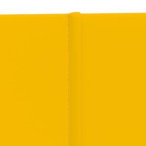 Pannelli Murali 12 pz Gialli 60x30 cm in Velluto 2,16 m² 344090