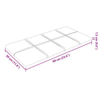 Pannelli Murali 12 pz Gialli 60x30 cm in Velluto 2,16 mÂ² cod mxl 24331