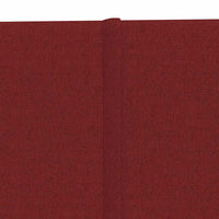 Pannelli Murali 12 pz Rosso Vino 90x15 cm Tessuto 1,62 mÂ² cod mxl 25909