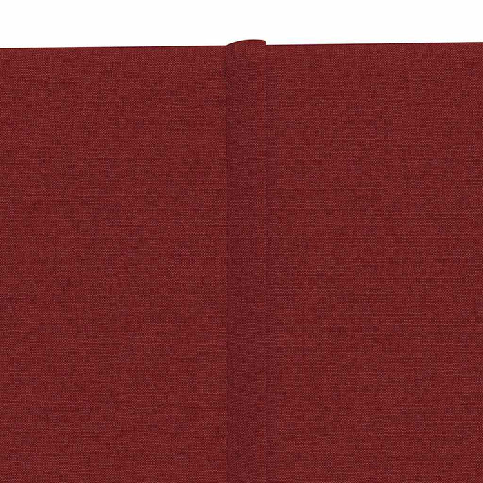 Pannelli Murali 12 pz Rosso Vino 90x15 cm Tessuto 1,62 mÂ² cod mxl 25909