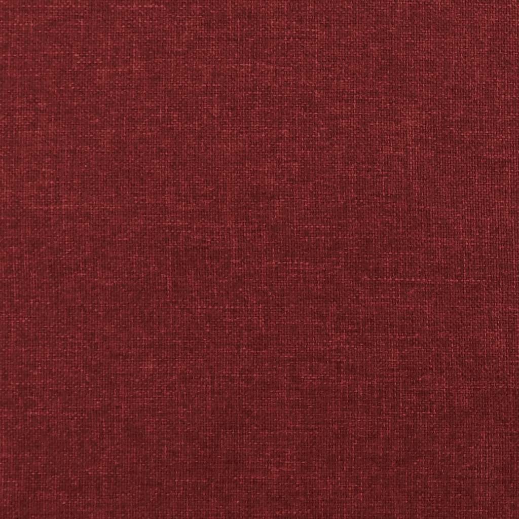 Pannelli Murali 12 pz Rosso Vino 90x15 cm Tessuto 1,62 m² 344097