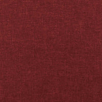 Pannelli Murali 12 pz Rosso Vino 90x15 cm Tessuto 1,62 m² 344097