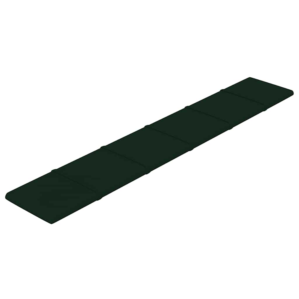 Pannelli Murali 12 pz Verde Scuro 90x15 cm Velluto 1,62 mÂ²
