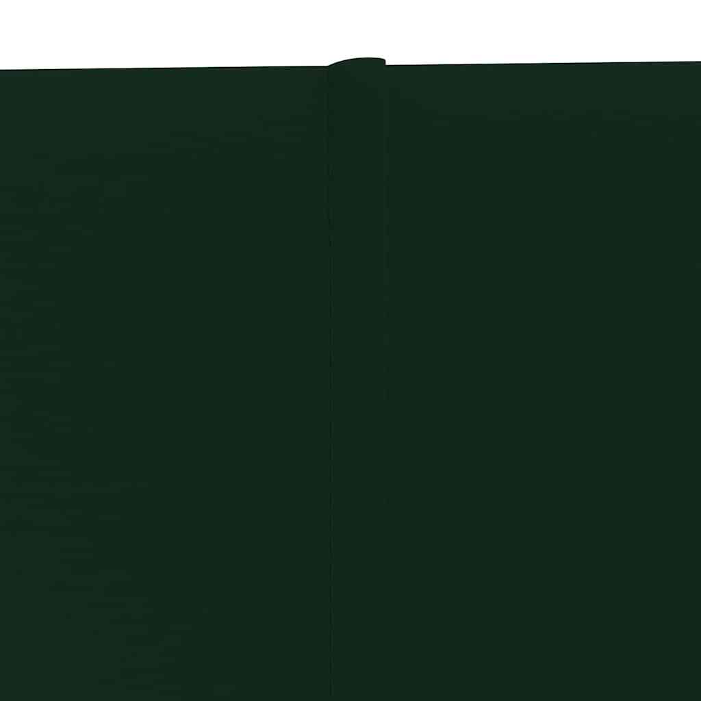 Pannelli Murali 12 pz Verde Scuro 90x15 cm Velluto 1,62 mÂ²