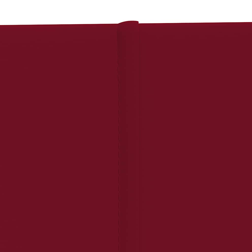 Pannelli Murali 12 pz Rosso Vino 90x15 cm Velluto 1,62 mÂ² cod mxl 25787