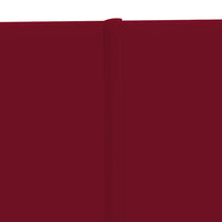 Pannelli Murali 12 pz Rosso Vino 90x15 cm Velluto 1,62 mÂ² cod mxl 25787