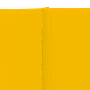Pannelli Murali 12 pz Gialli 90x15 cm Velluto 1,62 mÂ² cod mxl 25801