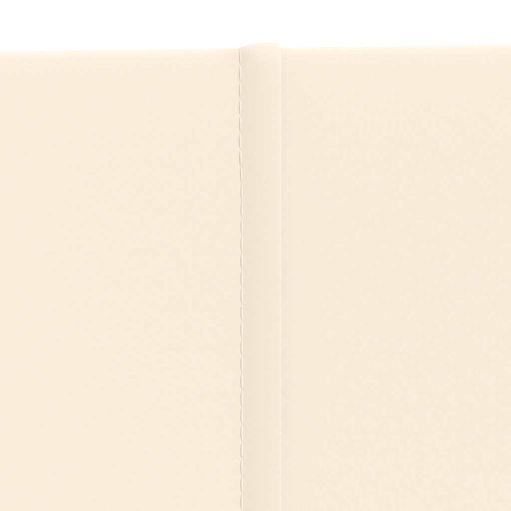 Pannelli Murali 12 pz Crema 90x15 cm Velluto 1,62 mÂ²