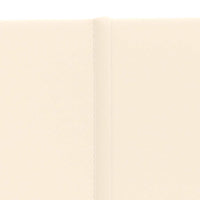 Pannelli Murali 12 pz Crema 90x15 cm Velluto 1,62 mÂ²