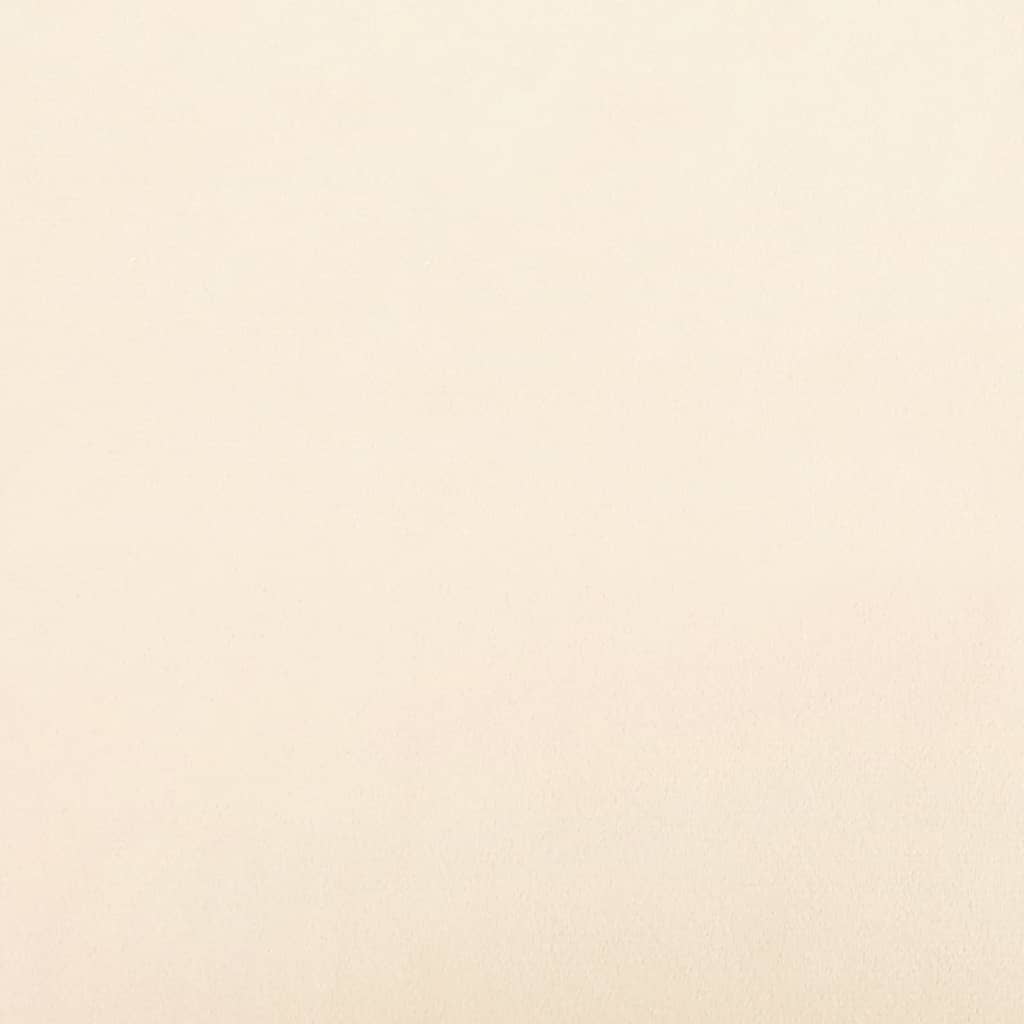 Pannelli Murali 12 pz Crema 90x15 cm Velluto 1,62 mÂ²