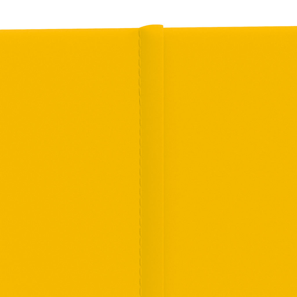 Pannelli Murali 12 pz Gialli 90x30 cm Velluto 3,24 m² 344132