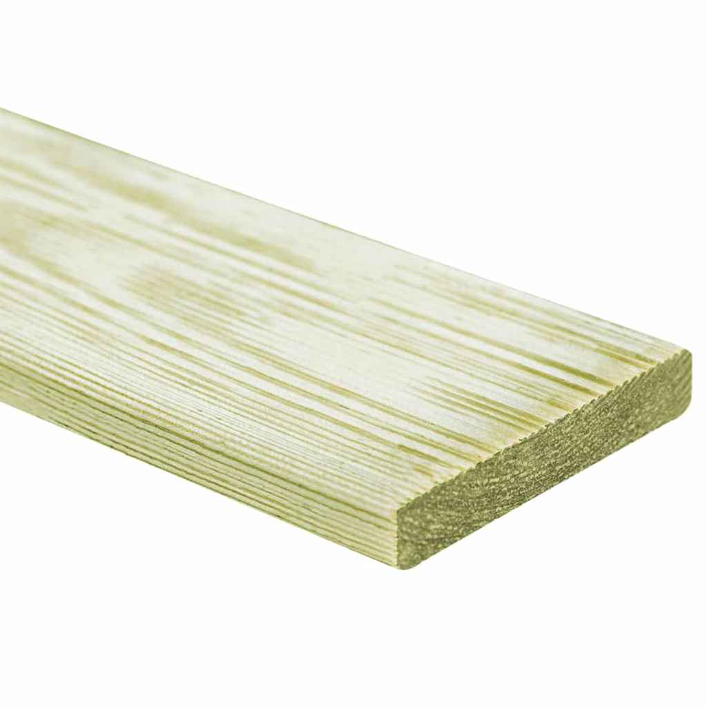 Tavole Pavimento 60 pz 7,2 m² 1m Legno Massello Pino Impregnato 3107771