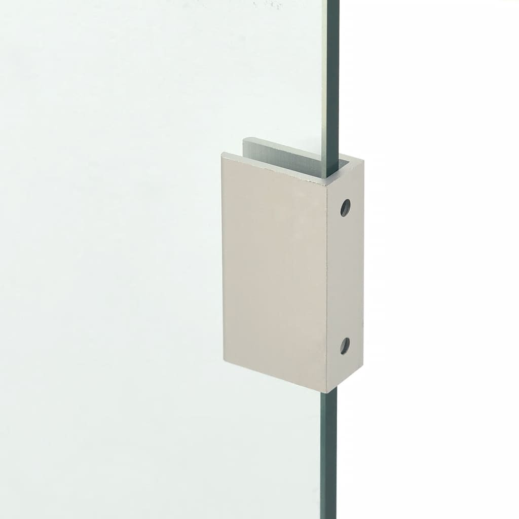 vidaXL Pannelli Laterali per Pensiline 2pz Trasparenti Vetro Temperato