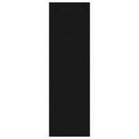 Scaffale a Parete Nero 85x16x52,5 cm in Legno Multistrato 801419