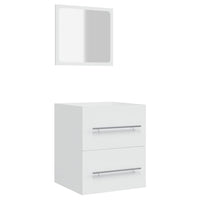 Mobile da Bagno con Specchio Bianco 41x38,5x48 cm 804818