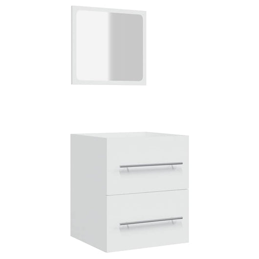 Mobile da Bagno con Specchio Bianco 41x38,5x48 cm 804818