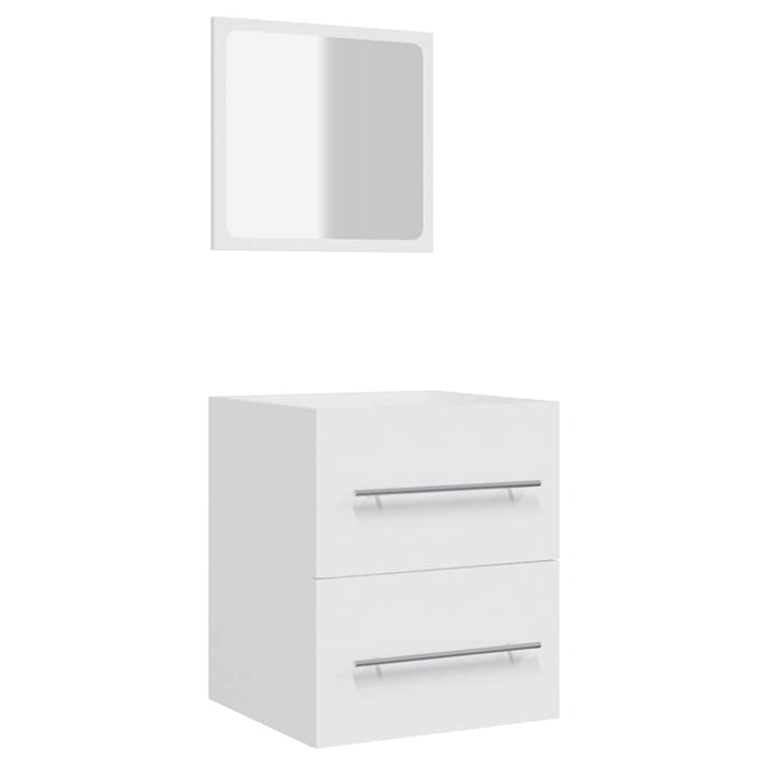 Mobile da Bagno con Specchio Bianco 41x38,5x48 cm 804818