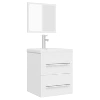 Mobile da Bagno con Specchio Bianco 41x38,5x48 cm 804818