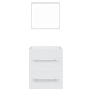 Mobile da Bagno con Specchio Bianco 41x38,5x48 cm 804818