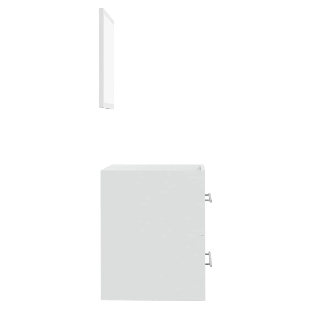 Mobile da Bagno con Specchio Bianco 41x38,5x48 cm 804818