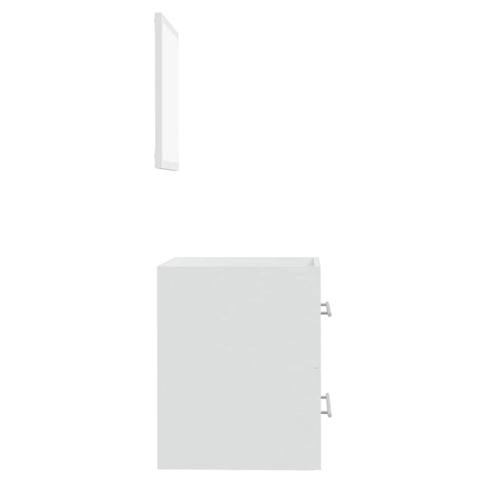Mobile da Bagno con Specchio Bianco 41x38,5x48 cm 804818