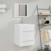 Mobile da Bagno con Specchio-Armadietto a Specchio da Bagno Bianco 41x38,5x48 cm
