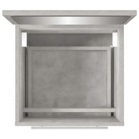 Mobile da Bagno con Specchio Grigio Cemento 41x38,5x48 cm