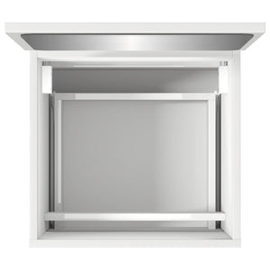 Mobile da Bagno con Specchio Bianco in Legno Multistrato